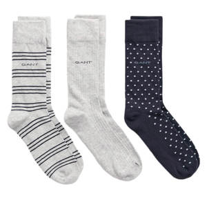 GANT 3-Pack Patterned Socks